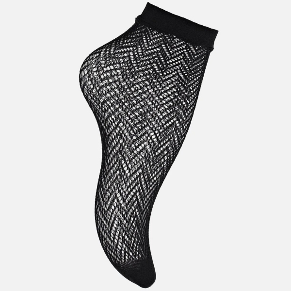 Palmers Trendy Zig Zag Ladies Net Socks