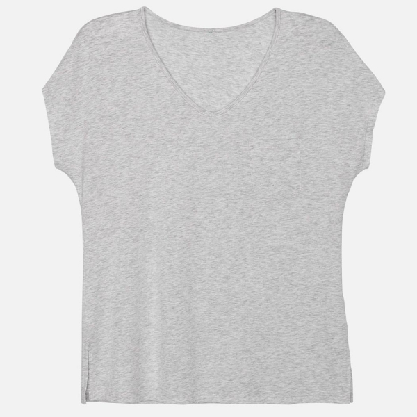 Palmers Base Tee Ladies Nightwear Shirt Grey
