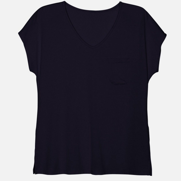 Palmers Base Tee Ladies Nightwear Shirt Black