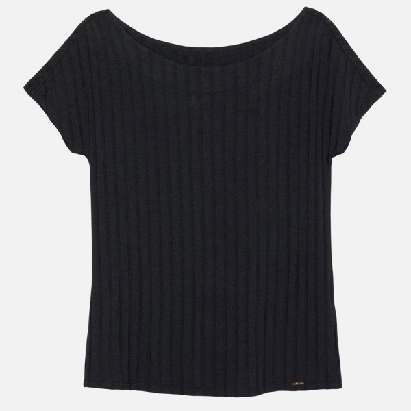 Palmers Rib Deluxe Ladies Shirt Black