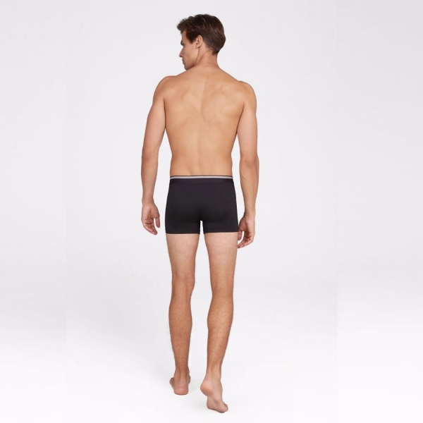 Palmers Authentic Modal Double Pack Men's Boxer Black