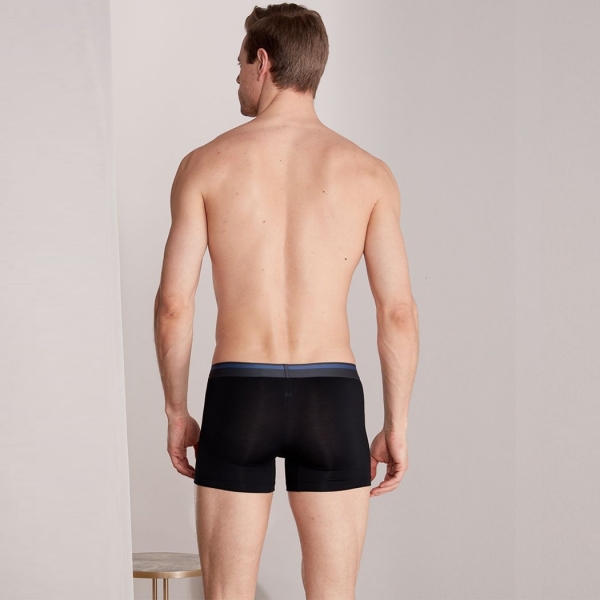 Palmers Authentic Modal Men's Boxer Shorts Red-Black