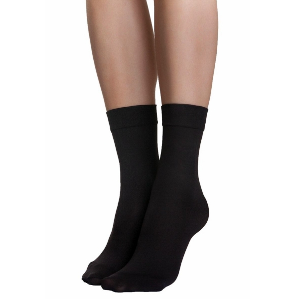Palmers Velvet Touch 80 Ladies Socks Black