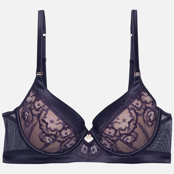 Palmers Autumn Posy Ladies push-up wired bra
