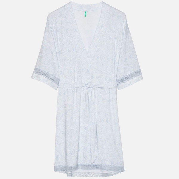 Palmers Flowery Tiles Ladies Dressing Gown