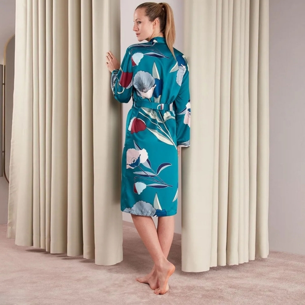 Palmers Art Bouquet Ladies Dressing Gown