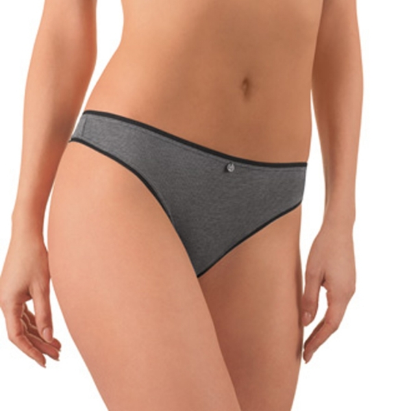 Felina Conturelle Pretty Daily Thong Panty Graphite