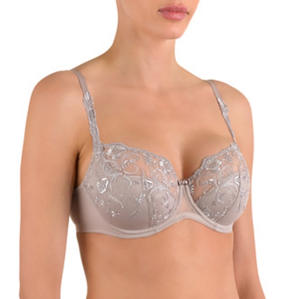 Conturelle by Felina Sentiments Underwired Bra Pearl Grey